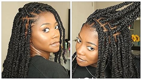 Spring Twists Ft Outre Xpression Springy Afro Twist Keke J Twist Braid Hairstyles Afro