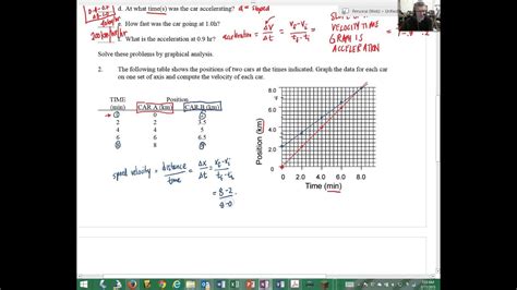 Velocity Time Graph Worksheet - Wordworksheet.com