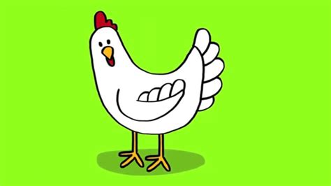 Comment Dessiner Une Poule Youtube