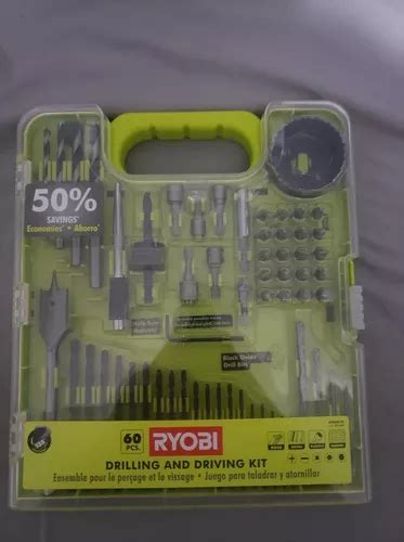 Kit De 60 Con Brocas Y Puntas Para Taladro Ryobi En Venta En Reynosa