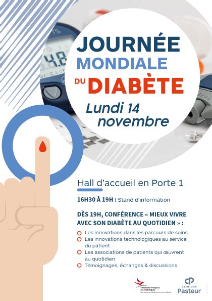 Journée mondiale du diabète Clinique Pasteur