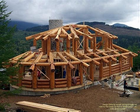 Beginnings How To Build A Log Cabin Log Homes House In The Woods