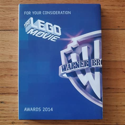 The Lego Movie DVD For Your Consideration FYC Screener Chris Pratt Will