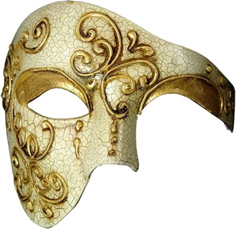 Luxury Mask Vintage Phantom Of The Opera Mask Venetian Half Face Mask