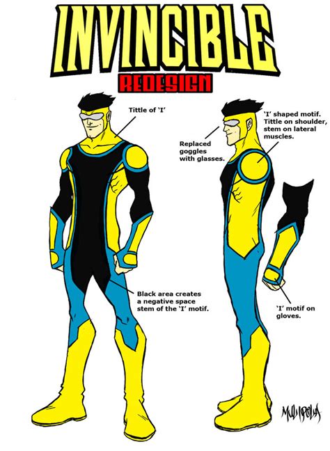 Invincible costume redesign by BloodySamoan on DeviantArt