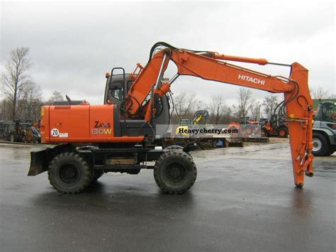 Hitachi Zx130w 2006 Mobile Digger Construction Equipment Photo And Specs