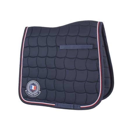 Chabraque Lami Cell French Flag Dressage Poney Tapis De Selle Tapis