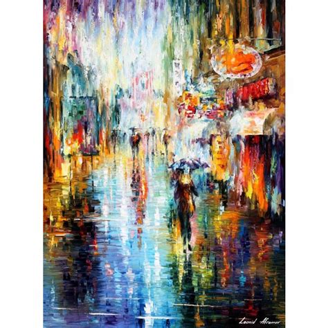Leonid Afremov Rainy Encounter