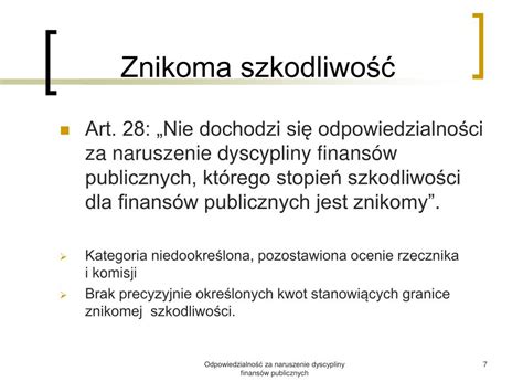 Ppt Odpowiedzialno Za Naruszenie Dyscypliny Finans W Publicznych