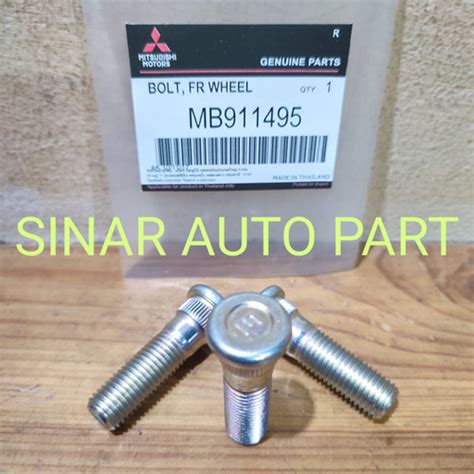 Jual BAUT RODA HUB BOLT XPANDER LANCER EVO CEDIA MIRAGE OUTLANDER ASLI