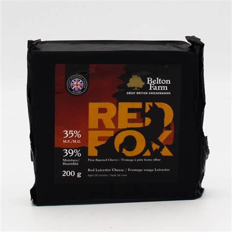 Ellement Wine Spirits Products Red Fox Leicester Cheese