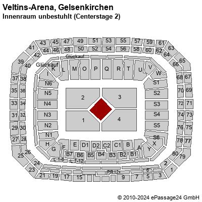 Veltins Arena Gelsenkirchen Innenraum Bestuhlt Saalplan