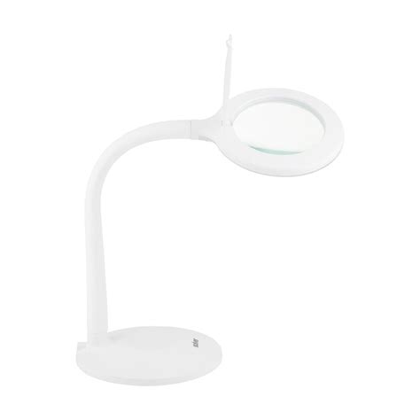 Lupa de Mesa 3 Intensidades de Iluminação LED Solver HL 210 Bivolt