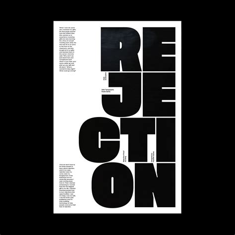 Typographic Posters on Behance