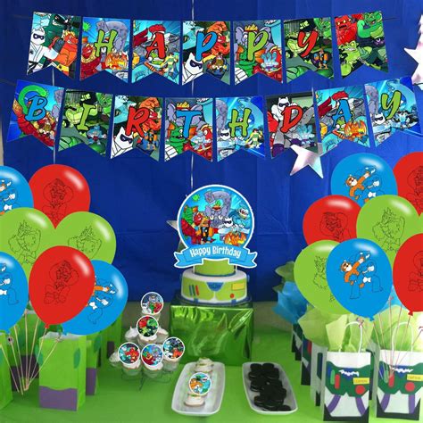 Buy Goo Jit Zu Heroes Birthday Party Decorations Goo Jit Zu Heroes Tv