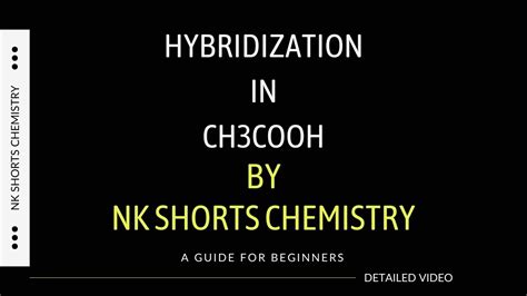 Hybridization🔥😂 ️ in CH3COOH by NK shorts chemistry #NEET #JEE #shorts ...