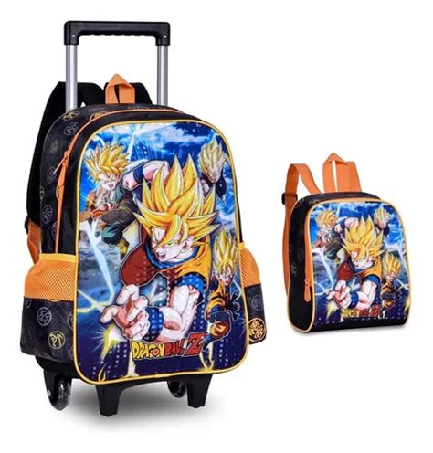 Mochila Trolley Dragon Ball Z Para Ni Os Con Lonchera T Rmica