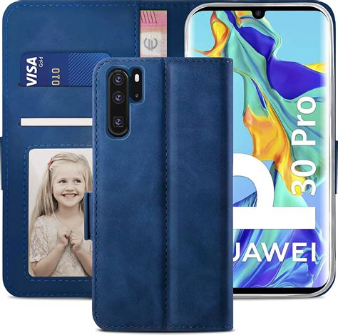 YATWIN Handyhülle Huawei P30 Pro Hülle Klapphülle Huawei P30 Pro