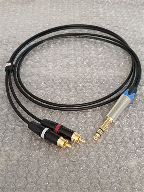 Stereo Plug To Dual Rca Audio Hi Fi Grade Interconnect Van Damme