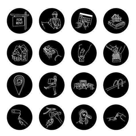 Premium Vector Real Estate Minimal Thin Line Web Icon Set Included