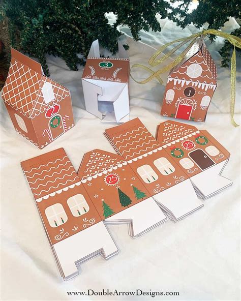 Paper Gingerbread House Template Printable