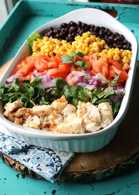 Chopped Chicken Chipotle Salad - a Healthy Dinner Recipe | All She Cooks