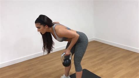 KETTLEBELL SINGLE ARM ROW - YouTube