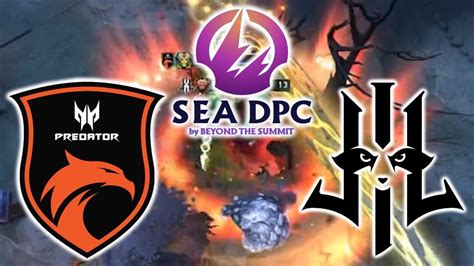 Tnc Predator Vs Lilgun Dpc Sea Spring Tour Division Dota Youtube