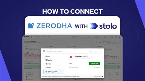 How To Connect Zerodha Broker With Stolo Options Trading Platform Youtube