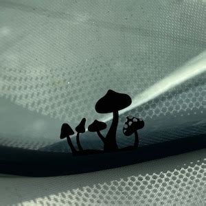 Mushroom Vinyl Car Decals Etsy