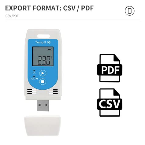 Enregistreur De Donn Es D Humidit De La Temp Rature USB D Tecteur De