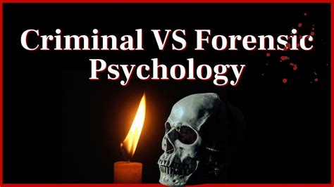 What Is A Criminal Psychologist Criminal VS Forensic Psychology