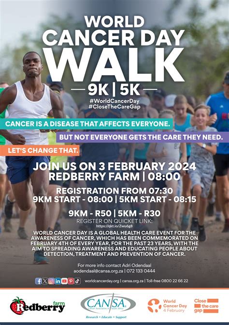 World Cancer Day Walk George WC 3 Feb 2024 CANSA The Cancer