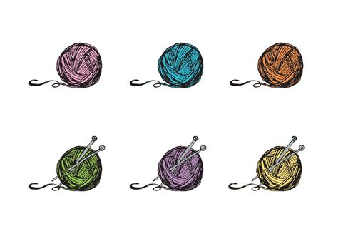 Free Ball Of Yarn Vector Series 88022 Vector Art At Vecteezy