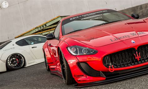 Get Wide With The Liberty Walk Works Kit For The Maserati GranTurismo