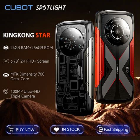 Cubot KingKong Star Rugged Smartphone 5G 24GB 12 12GB RAM 256GB ROM 6