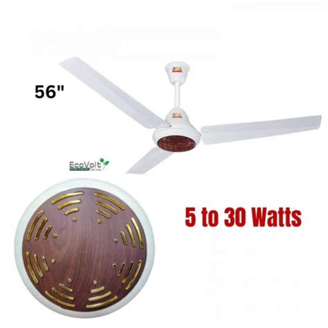 GFC Fans Ceiling Fan AC 30 Watts Iconic Model 56 Copper Winding Solar