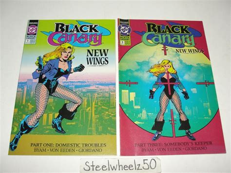 Black Canary 4 Comic Lot Dc 1991 1993 New Wings 1 3 Hero Worship 1 2