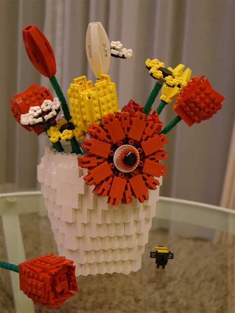 Lego Rose Thistle Vase Completion Brick Twist