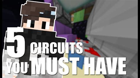 5 Simple Redstone Circuits You Should Learn In Minecraft 1 14 Youtube