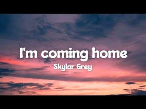 Skylar Grey I M Coming Home Lyrics I M Coming Home I M Coming