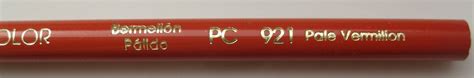 1 Pc Berol Prismacolor Professional Colored Pencil 921 Pale Vermillion