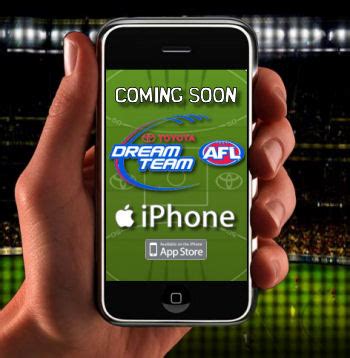 AFL Dream Team iPhone APP Confirmed – DT TALK 2025