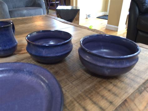 Winter 2016 75 Clay Eggplant Over Indigo Glazed Bowls As Part Of The Set Glazed Bowl Pottery