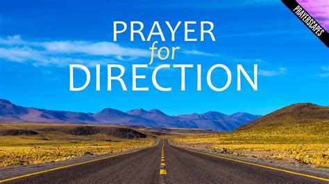 Prayer For Direction And Guidance Prayer To Hear From God YouTube