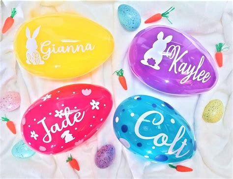 Personalized Easter Eggs Large Easter Eggs Large Plastic - Etsy