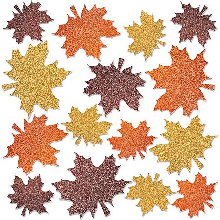 Amazon Whaline Pcs Fall Maple Leaves Cutouts With Pcs Glue