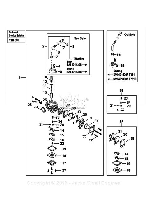 Shindaiwa T261b Parts Diagram For Carburetor