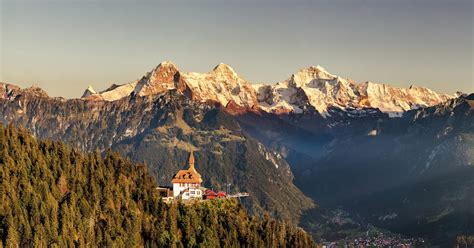 Harder Kulm Top Of Interlaken Jungfrau Ch