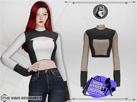 The Sims Resource High Street Shoping Felicia Top